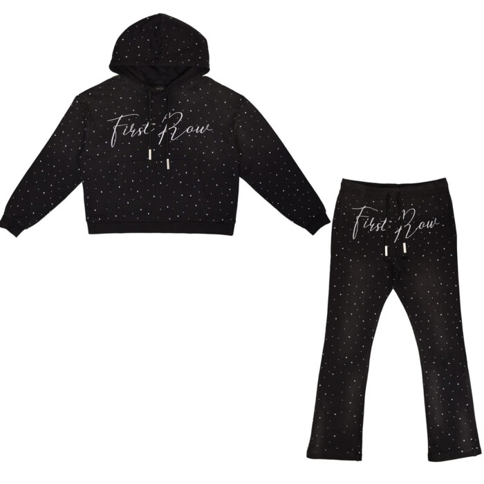 Set First Row Allover Rhine Stone