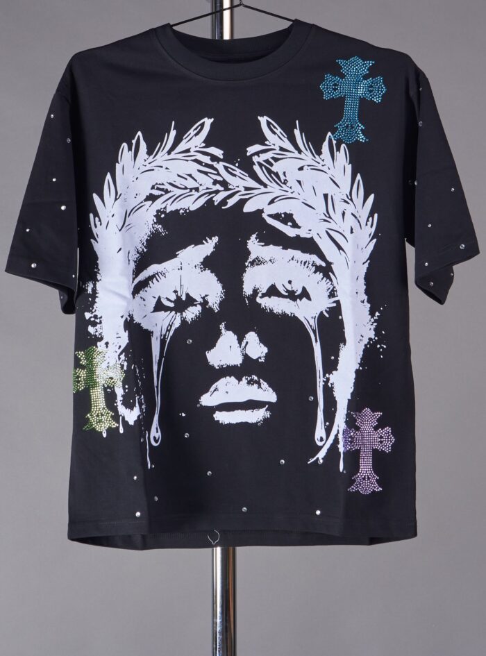 Polera NME 'Glossy crying face'