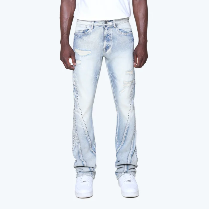 Pantalon Smoke Rise 'Lazy Stacked Barbwire Rhinestone'