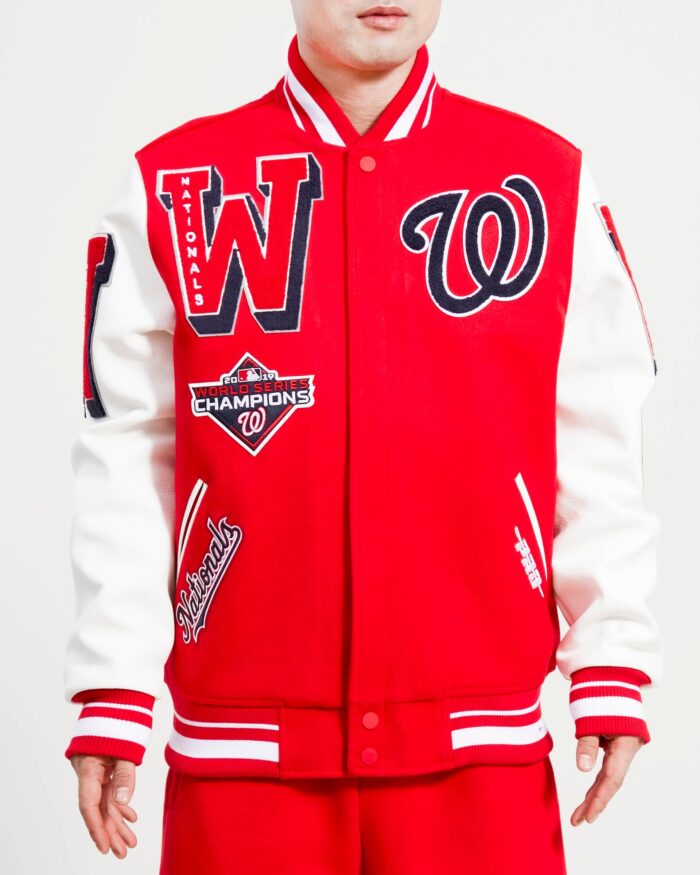 Chaqueta Pro Standard 'Washington Nationals Mash Up Logo'