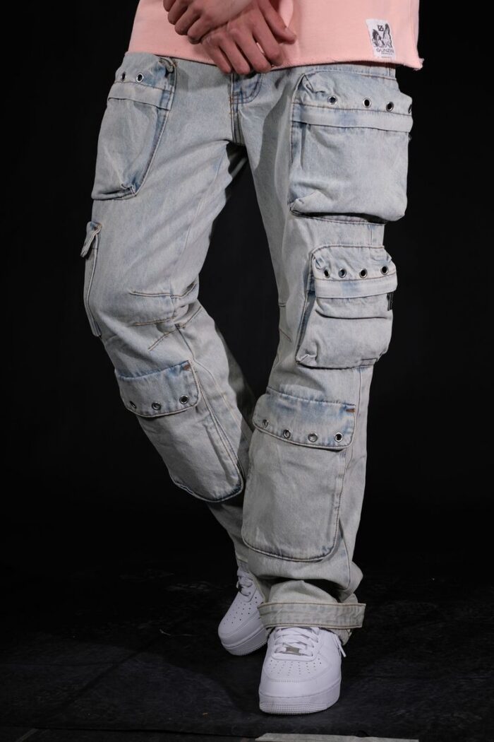 Pantalon Vicious Multi Cargo Utility' VC738 LT BLUE)