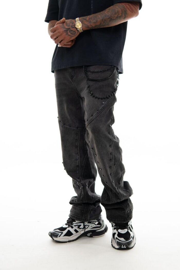 Pantalon Vicious 'Premium Rhinestone' VC5010 BLACK