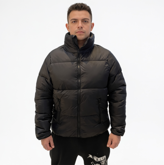 Puffer Switch 'High Neck Padded Jacket'