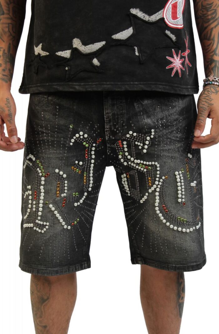 Short Denim Smoke Rise