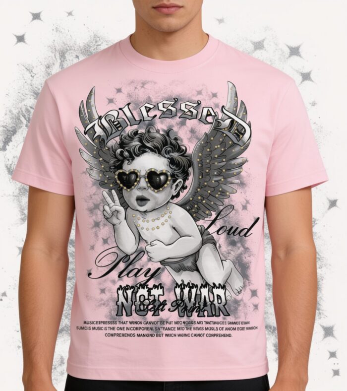 Polera Left Point 'Play Loud Angel'